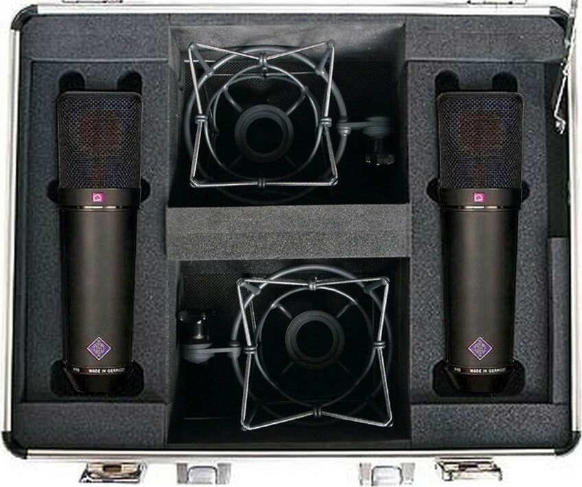 Neumann U87 Ai Mt Stereo Avec Suspension Et Valise - - Wired microphones set - Main picture