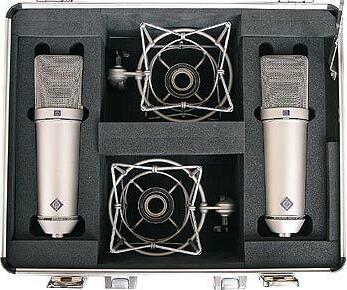 Neumann U87ai Stereo Avec Suspension Et Valise - Wired microphones set - Main picture