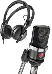 Microphone pack with stand Neumann TLM 102 BK + HD 25