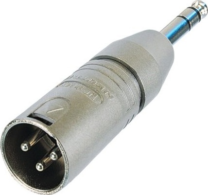 Neutrik Na3mp Xlr Male Jack Male Symetrique - Connector adapter - Main picture