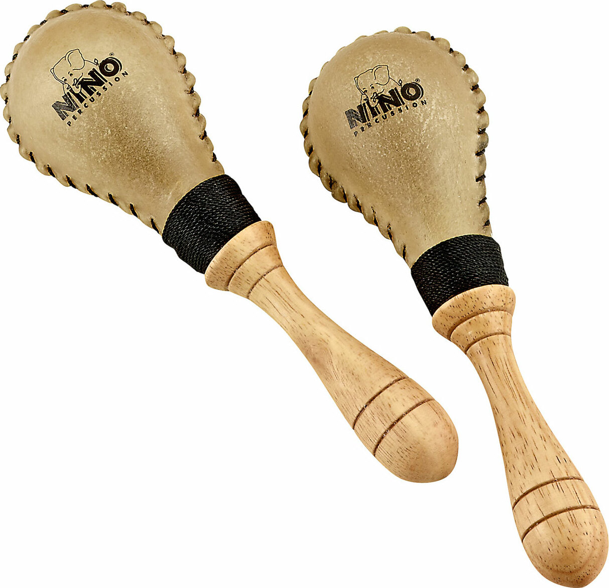 Nino Percussion Nino10 Maracas Cuir - Shake percussion - Main picture