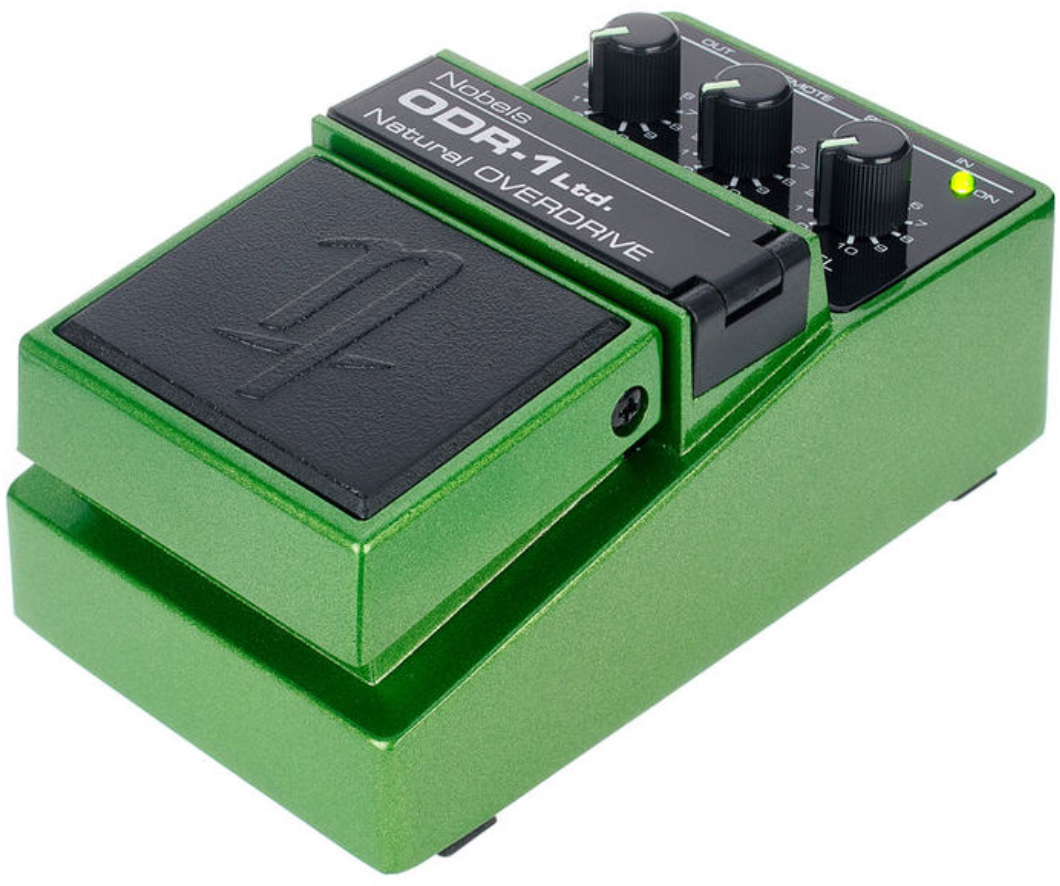 Nobels Odr-1 Ltd Natural Overdrive Dark Sparkle Green - Overdrive, distortion & fuzz effect pedal - Variation 1