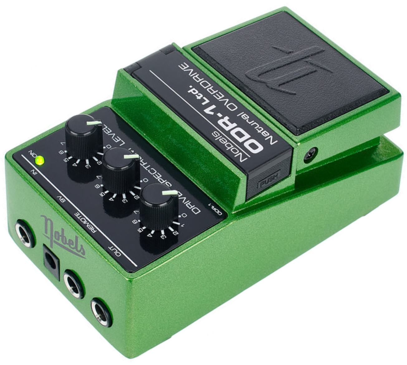 Nobels Odr-1 Ltd Natural Overdrive Dark Sparkle Green - Overdrive, distortion & fuzz effect pedal - Variation 2