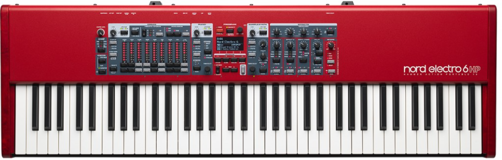 Nord Electro 6 Hp - Rouge - Stage keyboard - Main picture