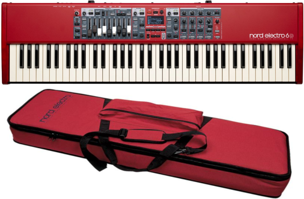 Nord Electro 6d 73 Rouge + Housse Nord Softcase2 - Keyboard set - Main picture