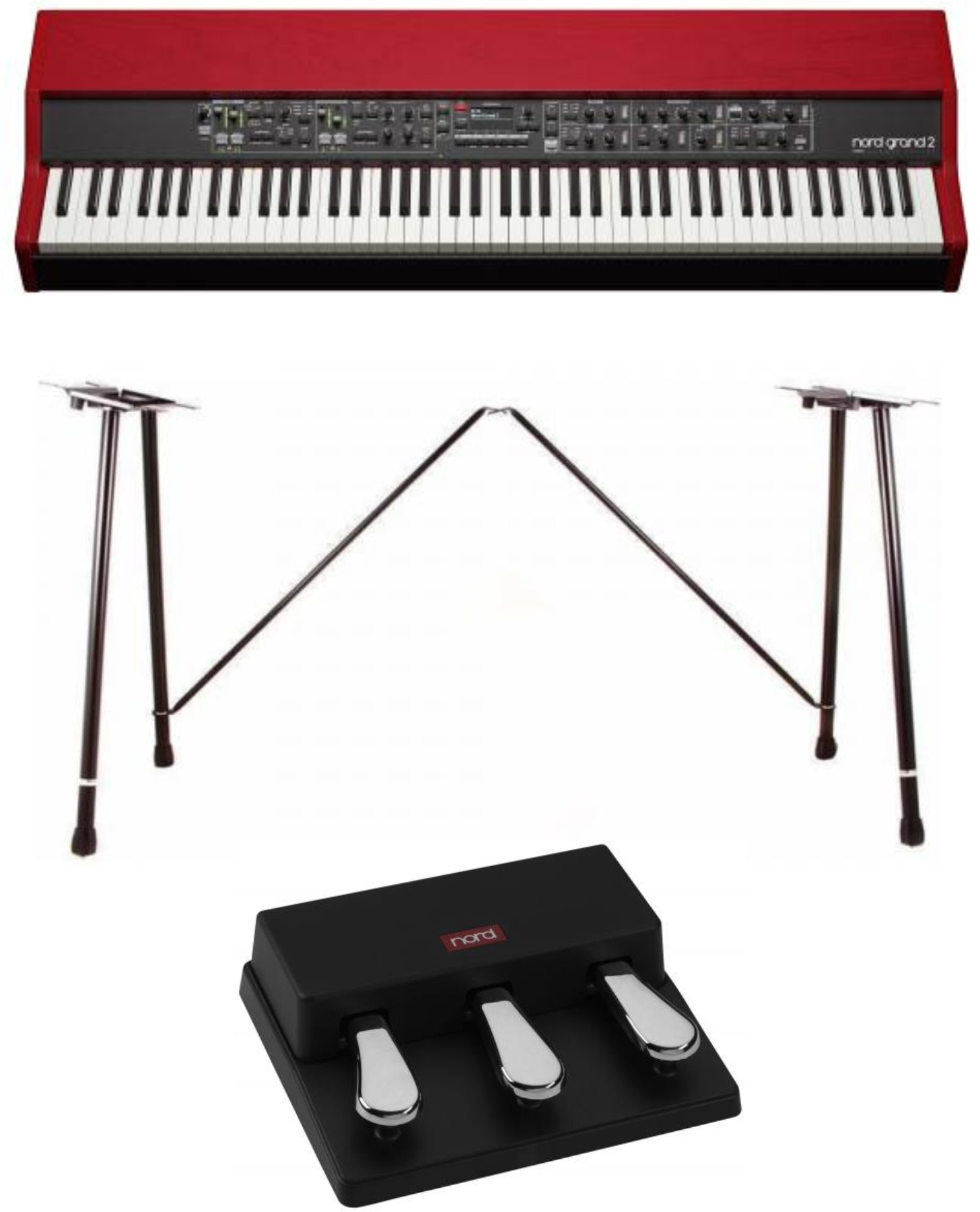 Nord Grand 2  + Triple Pedal 2 + Sup Pour Nord - Stage keyboard - Main picture