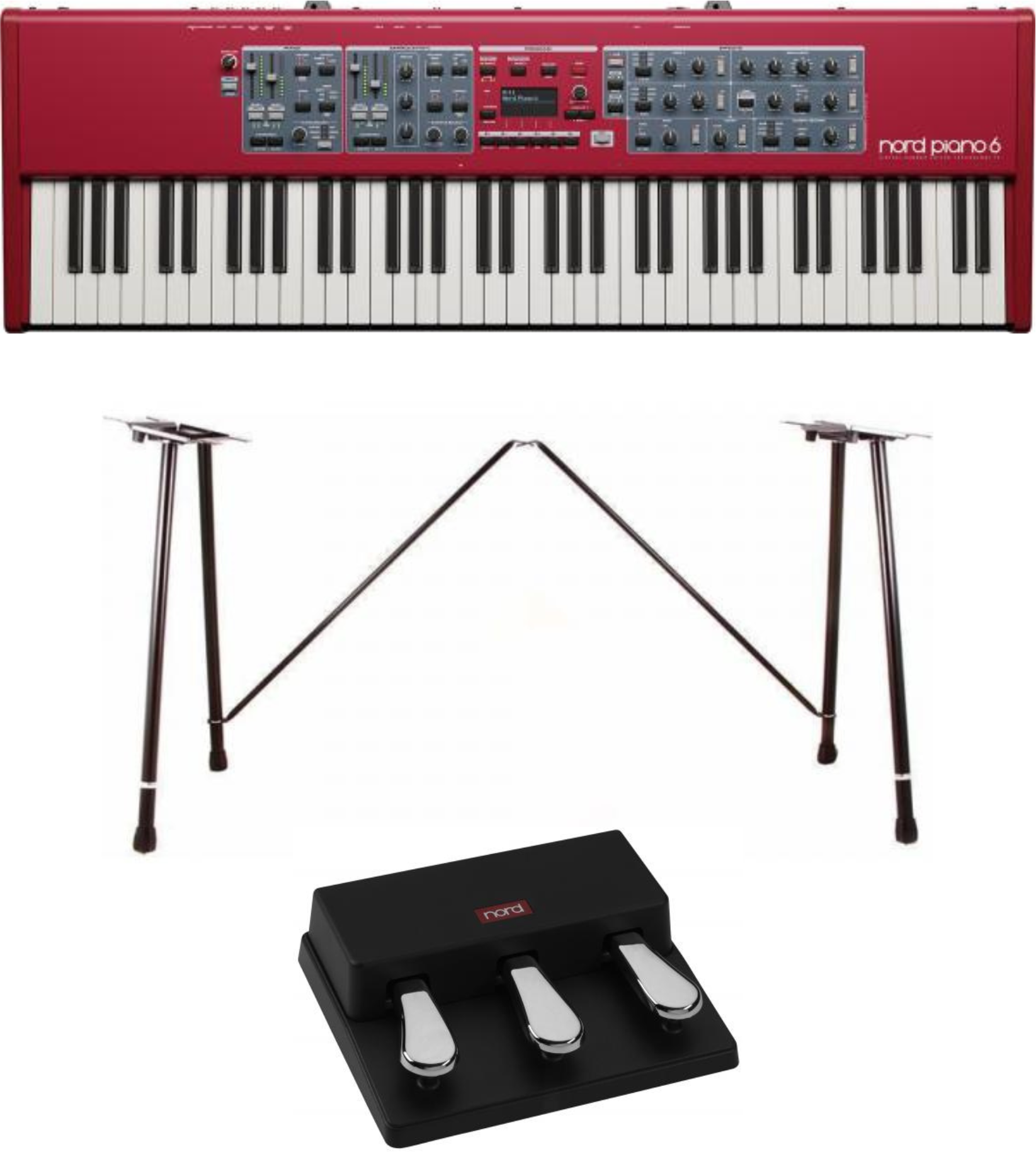 Nord Piano 6 73 + Triple Pedal 2 + Sup Pour Nord - Stage keyboard - Main picture