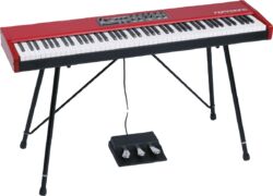 Keyboard set Nord Stage 4 73  + Stand+ pédalier - Rouge