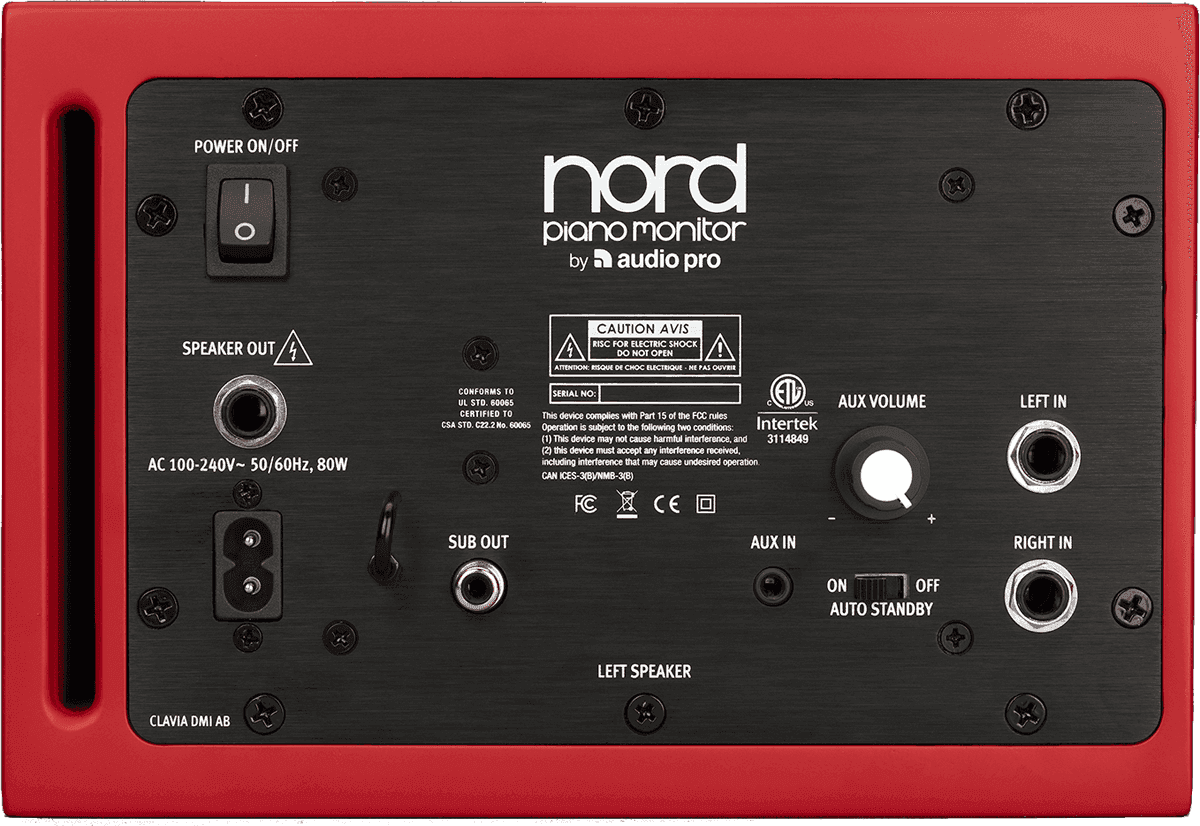Nord Nord Monitor V2 2x80w - La Paire - Active studio monitor - Variation 2