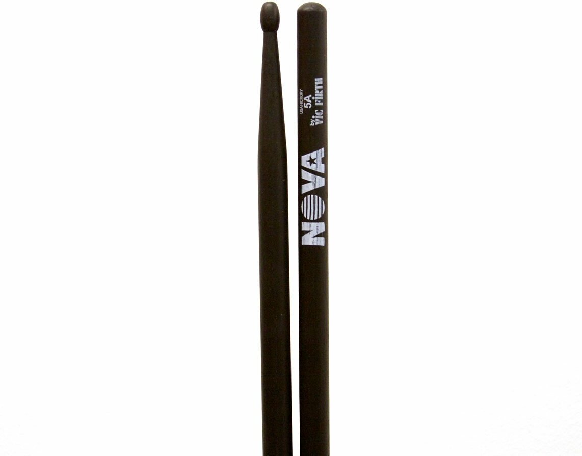 Nova N5anb 5a Black - Olive Nylon - Drum stick - Main picture