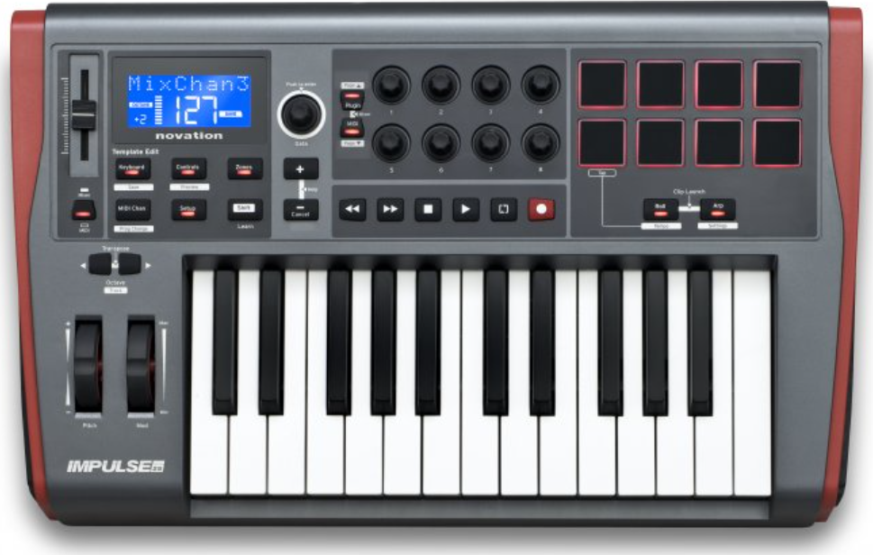 Novation Impulse 25 - Controller-Keyboard - Main picture