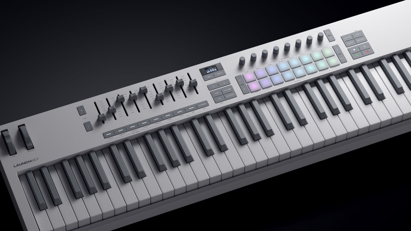 Novation Launchkey 61 Mk4 White - Controller-Keyboard - Variation 9