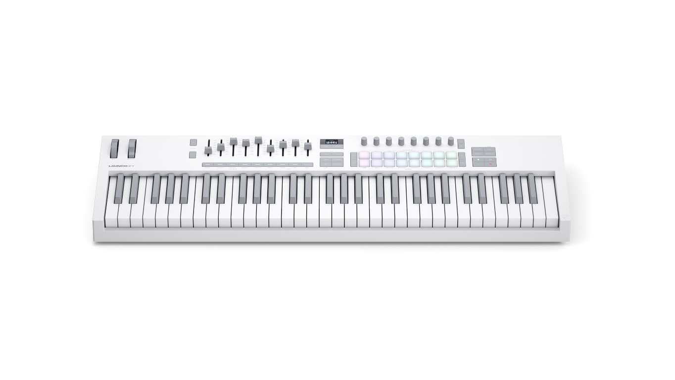 Novation Launchkey 61 Mk4 White - Controller-Keyboard - Variation 1