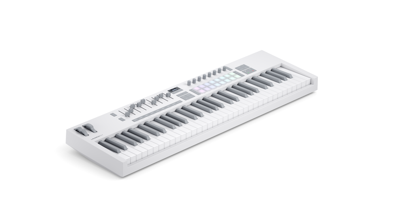 Novation Launchkey 61 Mk4 White - Controller-Keyboard - Variation 2