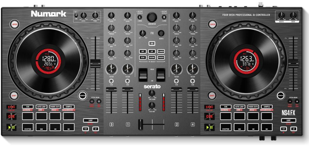 Standalone dj controller Numark NS4 FX