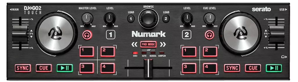 Numark DJ2GO2 Touch Usb dj controller