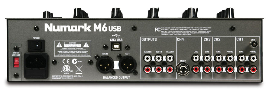 Numark M6usb - DJ mixer - Variation 1