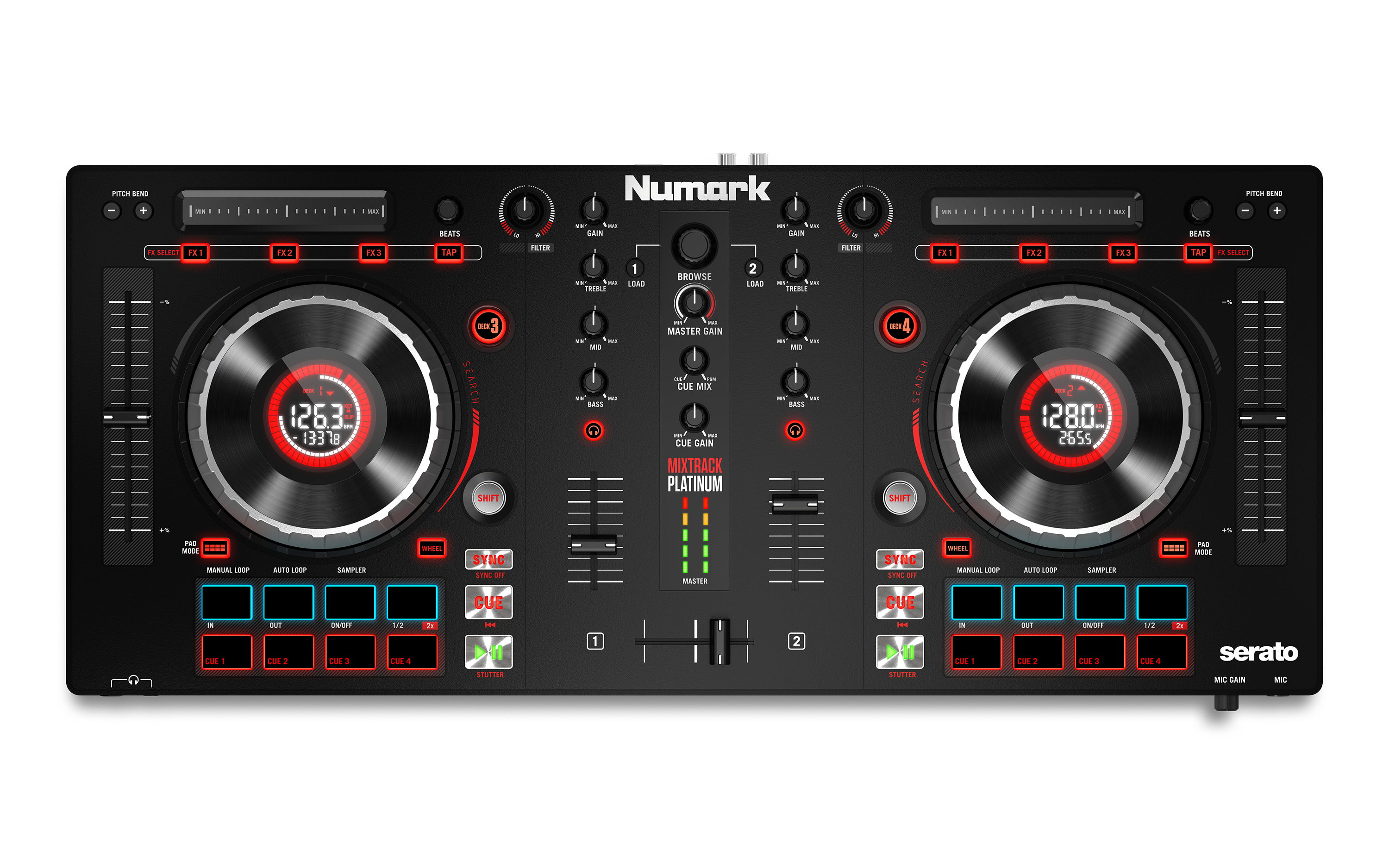 Numark Mixtrack Platinum + Numark Mixtrack Case - Deejay Sets - Variation 1