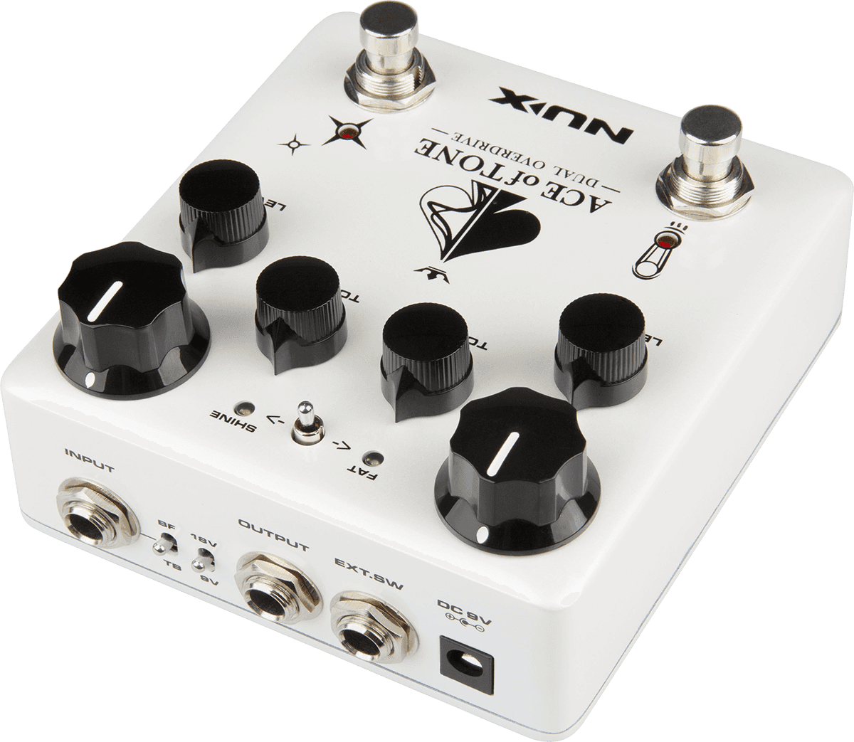 Nux Ace Of Tone Dual Overdrive - Overdrive, distortion & fuzz effect pedal - Variation 2