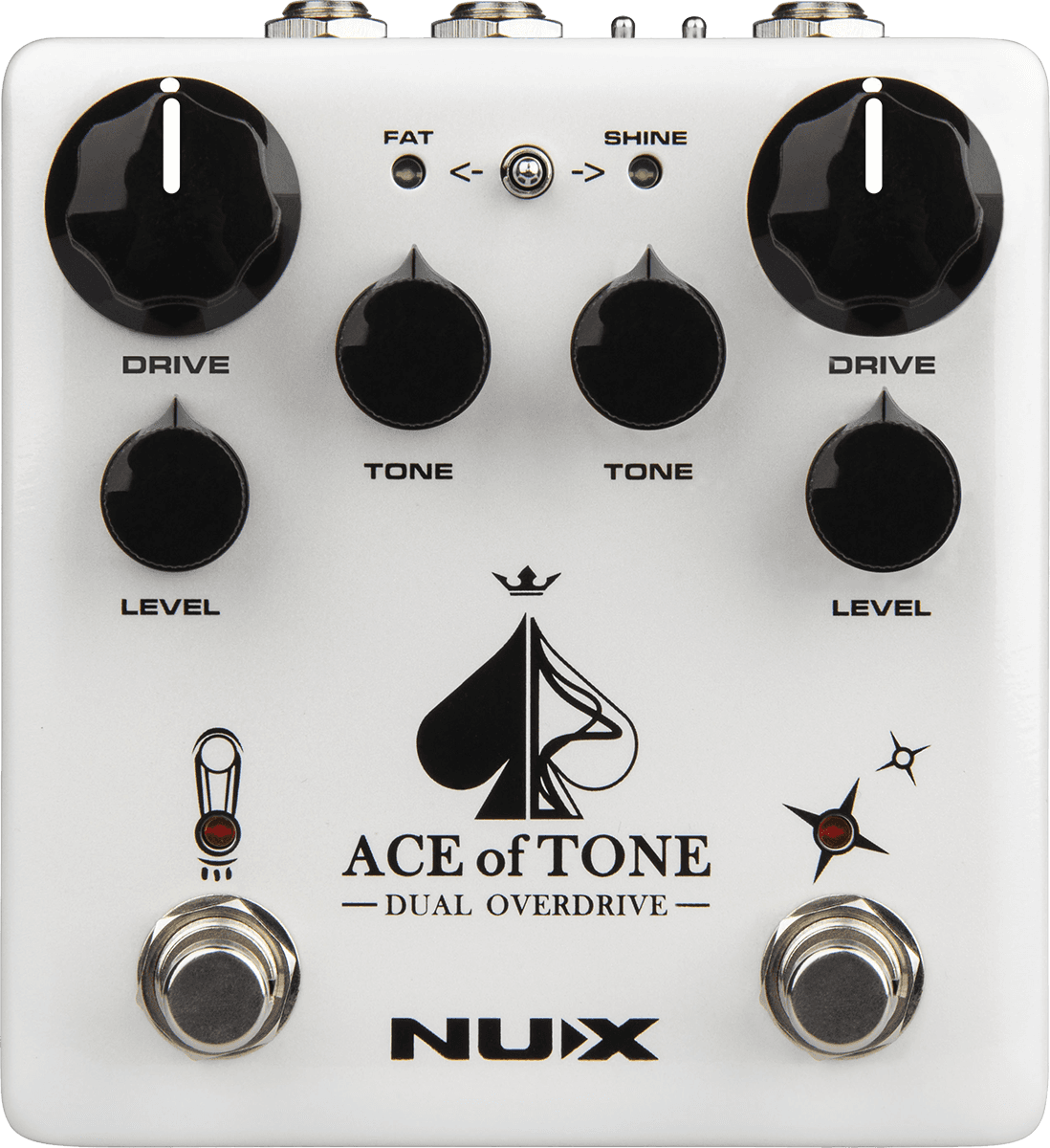 Nux Ace Of Tone Dual Overdrive - Overdrive, distortion & fuzz effect pedal - Main picture