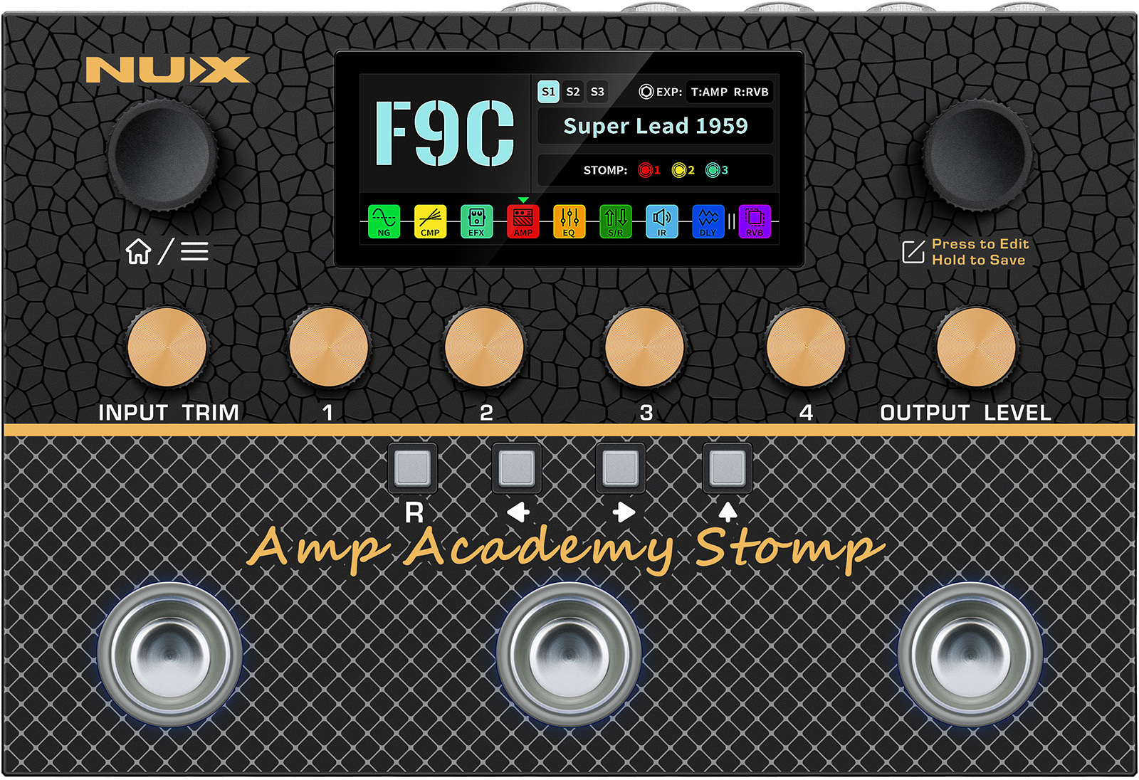 Nux Amp Academy Stomp - Electric guitar preamp - Main picture