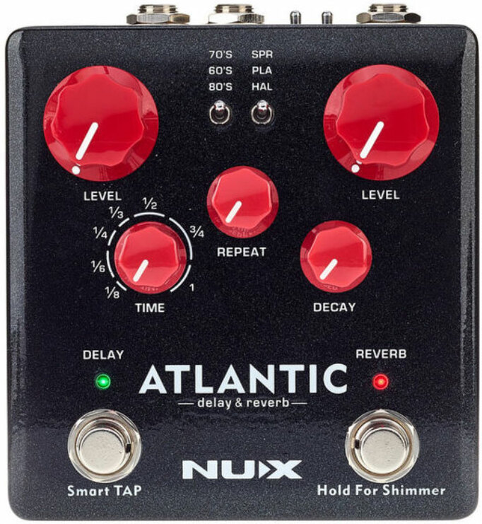 Nux Atlantic Ndr-5 Delay Reverb Verdugo - Reverb, delay & echo effect pedal - Main picture