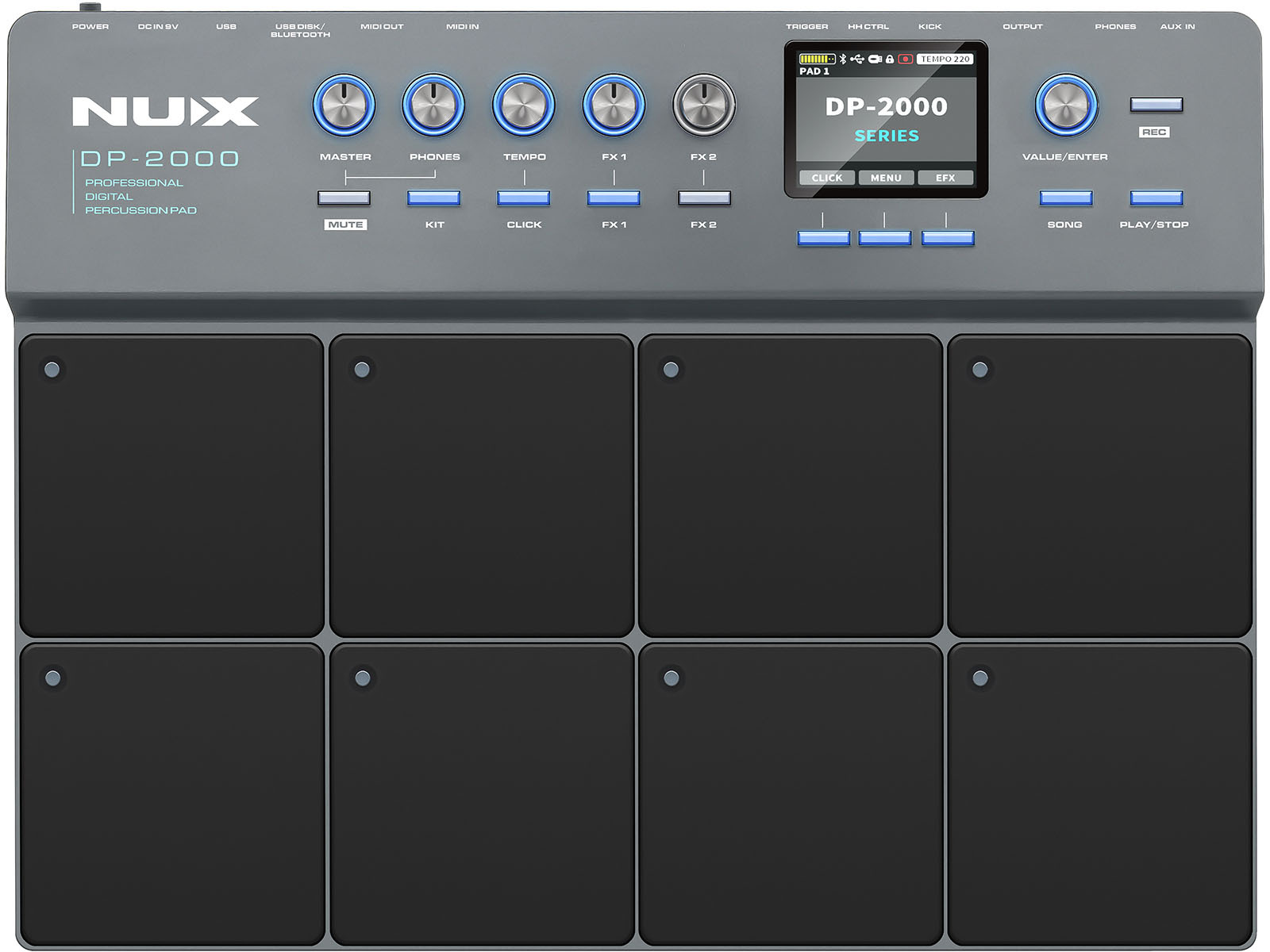 Nux Dp-2000 Multi Pad - Electronic drum mutlipad & sampling pad - Main picture
