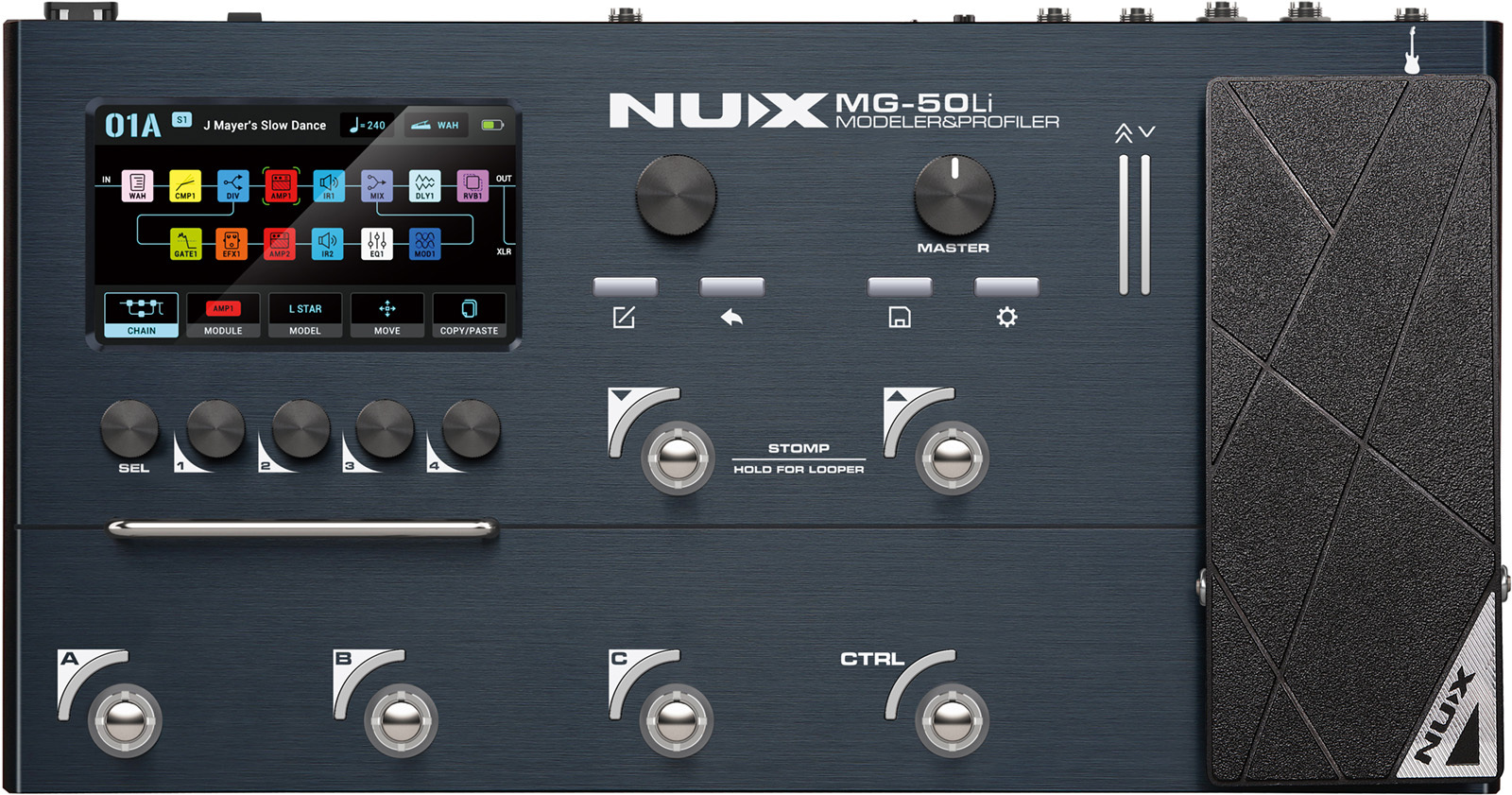 Nux Mg50 Li Guitar & Bass - Multieffect for electric guitar - Main picture