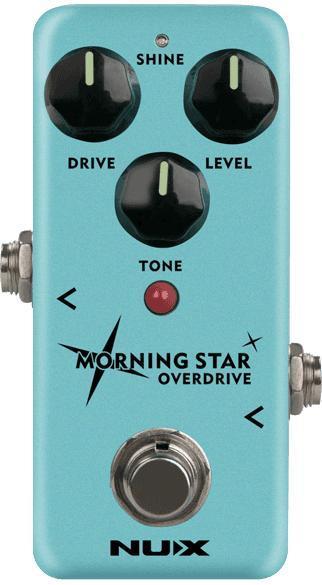 Overdrive, distortion & fuzz effect pedal Nux Morning Star-OD Mini