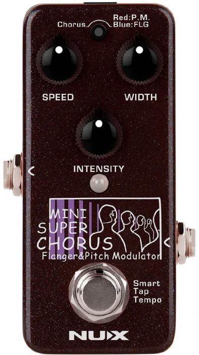 Modulation, chorus, flanger, phaser & tremolo effect pedal Nux                            NCH-5 Mini Chorus