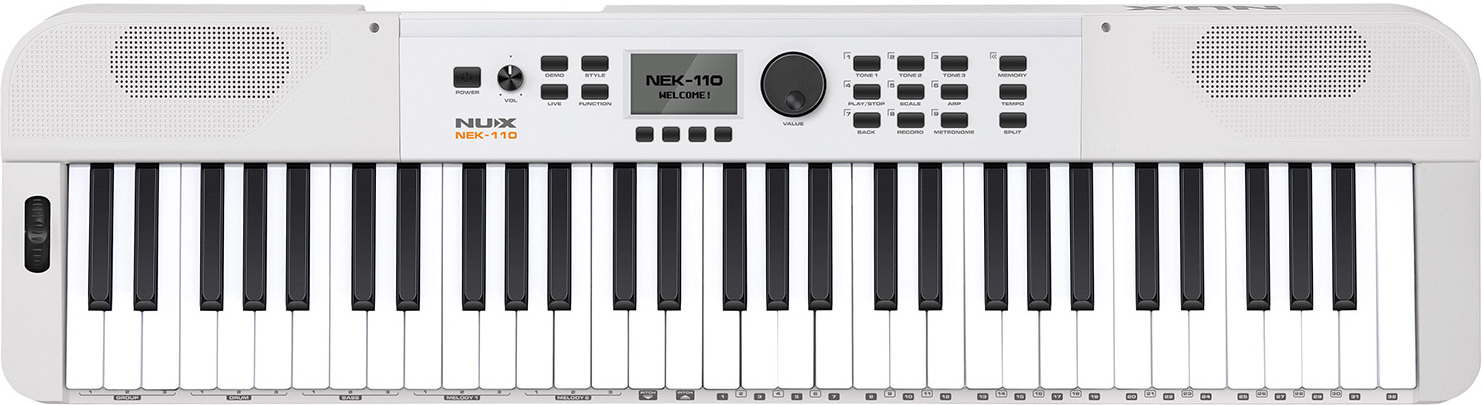 Nux Npk-110 White - Blanc - Portable digital piano - Main picture