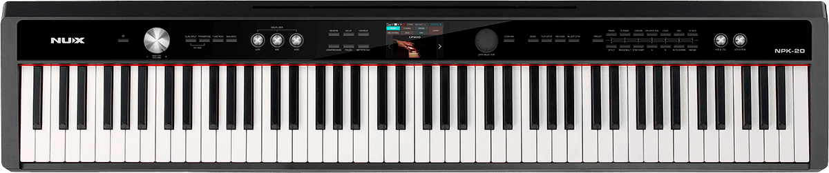 Nux Npk-20 - Noir - Portable digital piano - Main picture