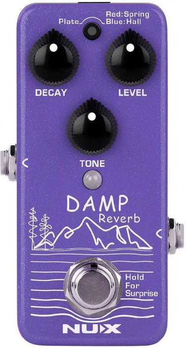 Reverb, delay & echo effect pedal Nux                            NRV-3 Damp Reverb