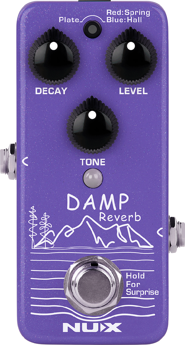 Nux Nrv-3 Damp Reverb - Reverb, delay & echo effect pedal - Main picture