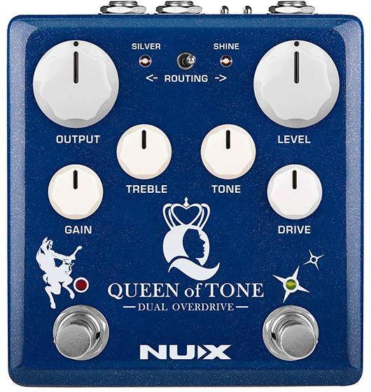 Overdrive, distortion & fuzz effect pedal Nux Queen Of Tone