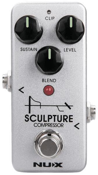 Compressor, sustain & noise gate effect pedal Nux Sculpture Compressor