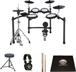 Drum promo set Nux DM-310H Bundle Complet - X-HP1 + DT90 + VIC5A + TAPIS
