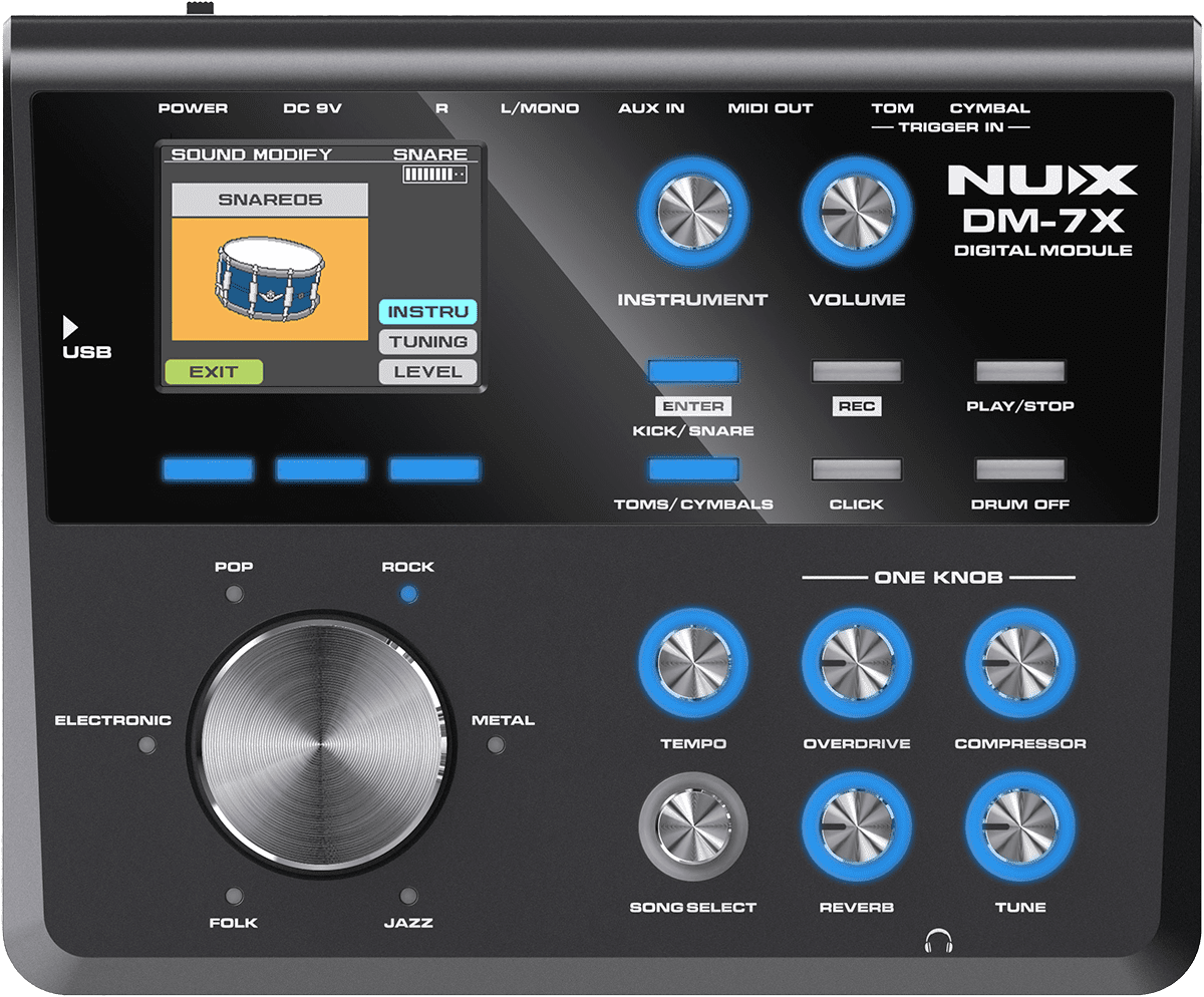Nux Dm7-x - Electronic drum kit & set - Variation 4