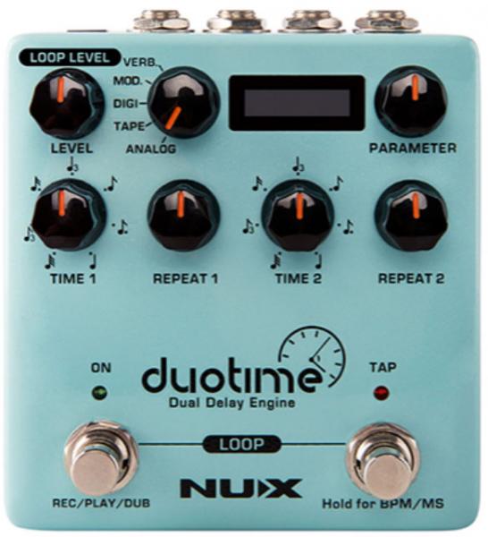 Reverb, delay & echo effect pedal Nux                            Duotime NDD-6 Dual Delay Engine