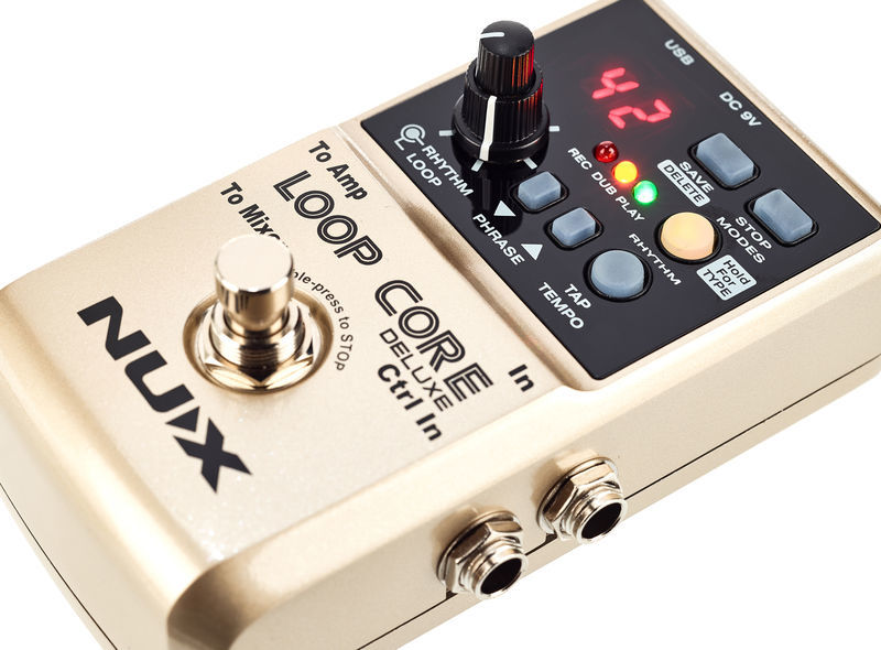 Nux Loop Core Deluxe Bundle With Nmp-2 Dual Footswitch - Looper effect pedal - Variation 1