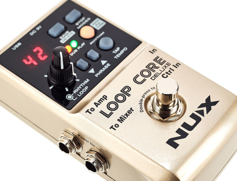 Nux Loop Core Deluxe Bundle With Nmp-2 Dual Footswitch - Looper effect pedal - Variation 2