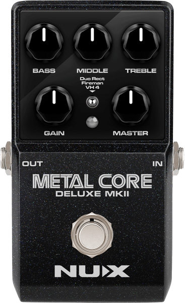 Overdrive, distortion & fuzz effect pedal Nux Metal Core Deluxe MK2