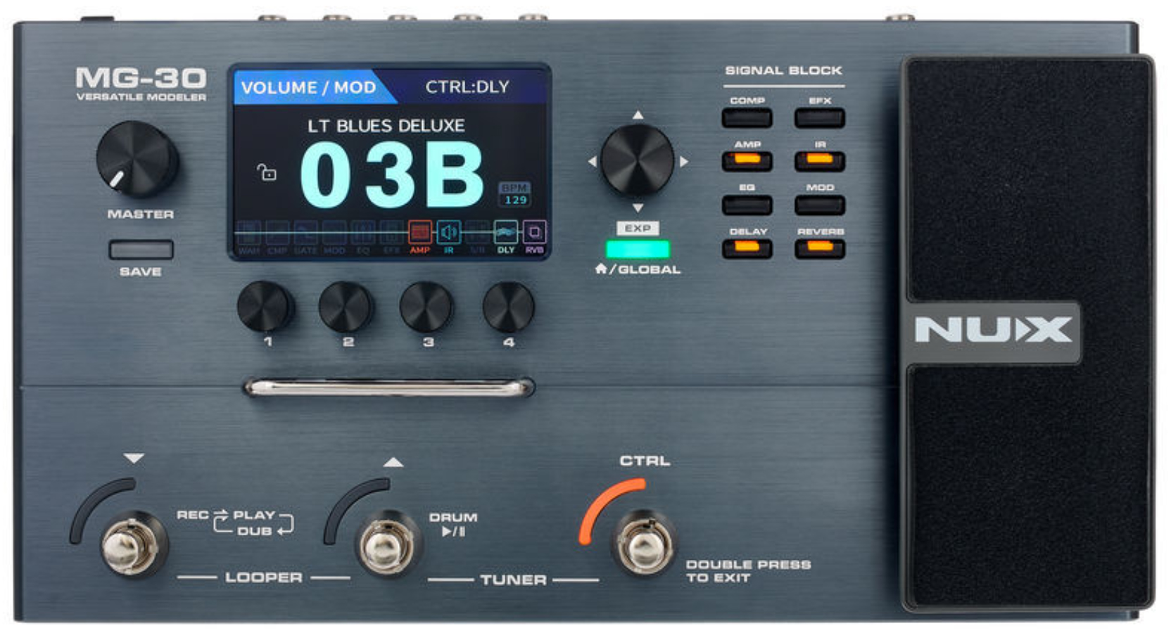 Nux Mg-30 Guitar & Bass Versatile Modeler - Guitar amp modeling simulation - Variation 1