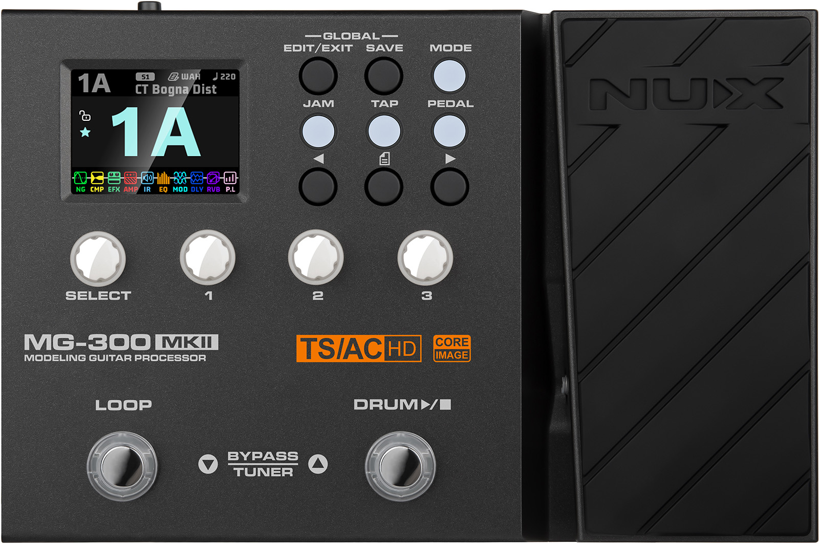 Nux Mg-300 Mk2 Multi-effects - Multieffect for electric guitar - Variation 2