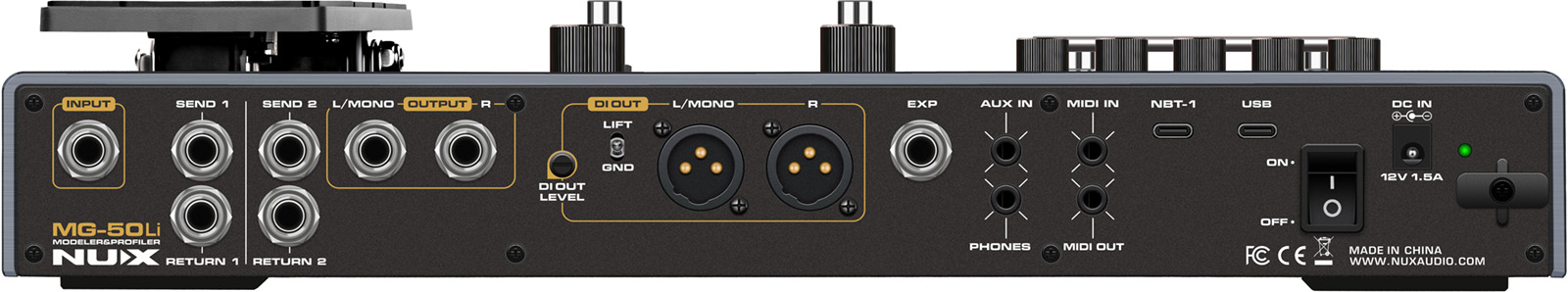 Nux Mg50 Li Guitar & Bass - Multieffect for electric guitar - Variation 1