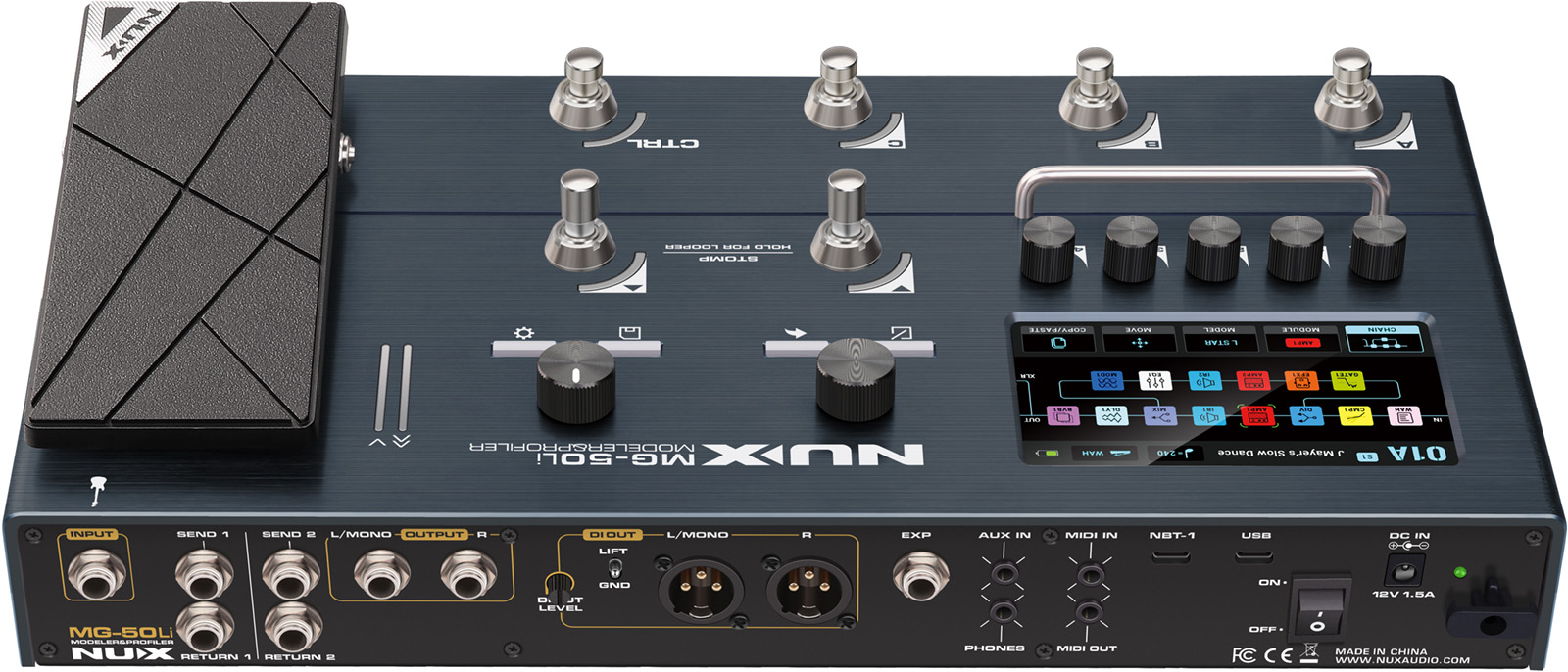 Nux Mg50 Li Guitar & Bass - Multieffect for electric guitar - Variation 3