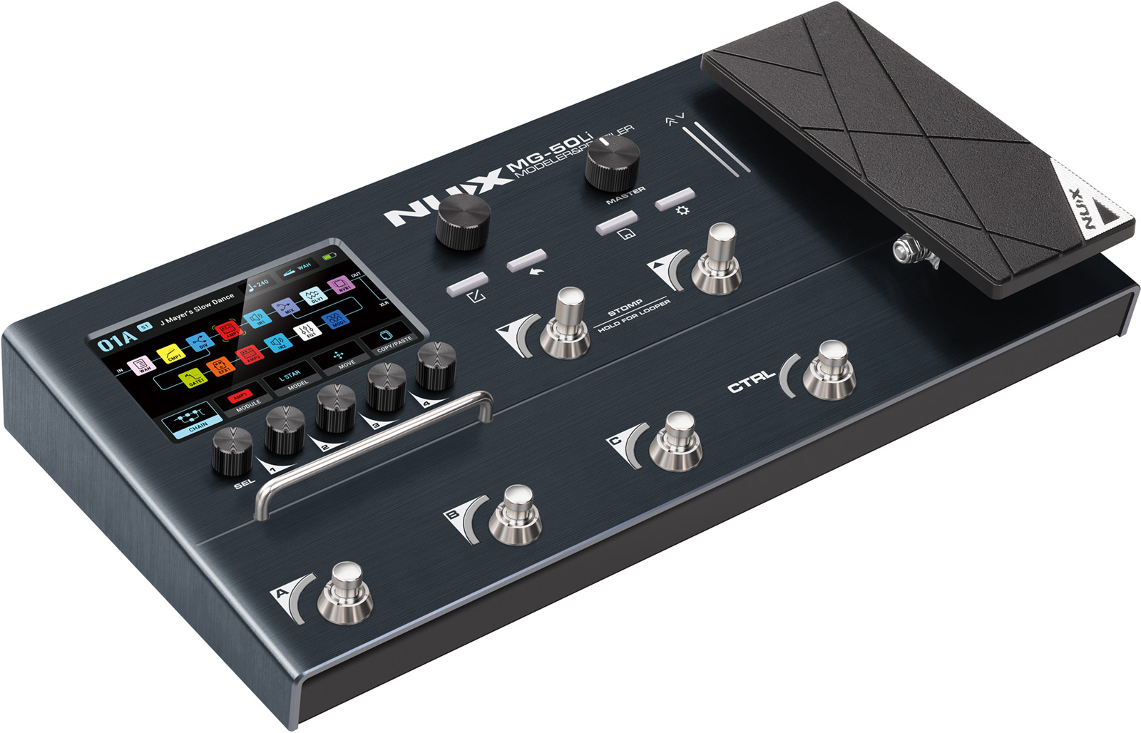 Nux Mg50 Li Guitar & Bass - Multieffect for electric guitar - Variation 4