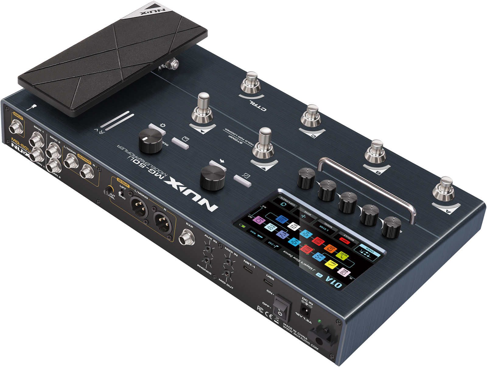 Nux Mg50 Li Guitar & Bass - Multieffect for electric guitar - Variation 5