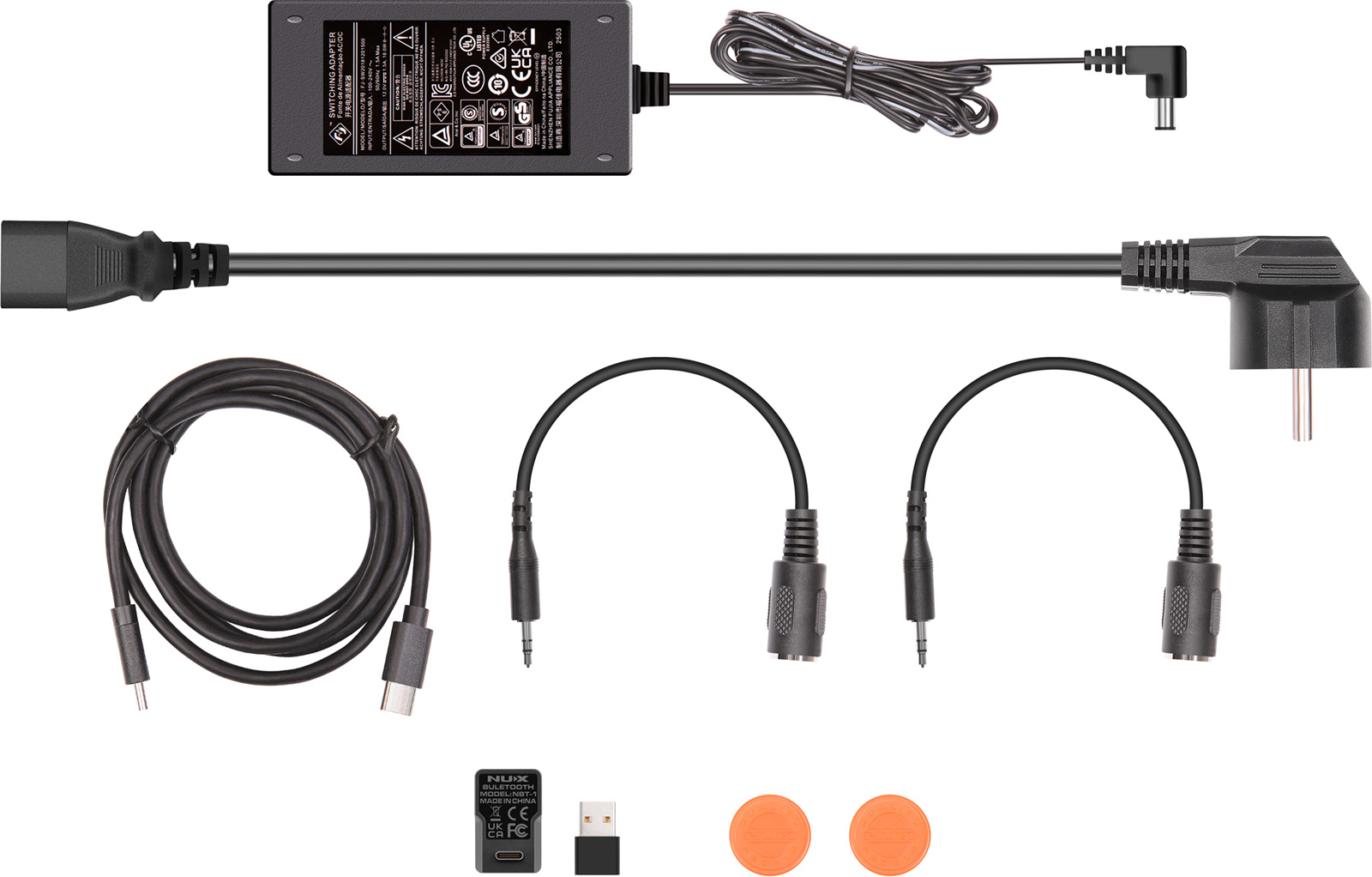 Nux Mg50 Li White Guitar & Bass - Multieffect for electric guitar - Variation 2