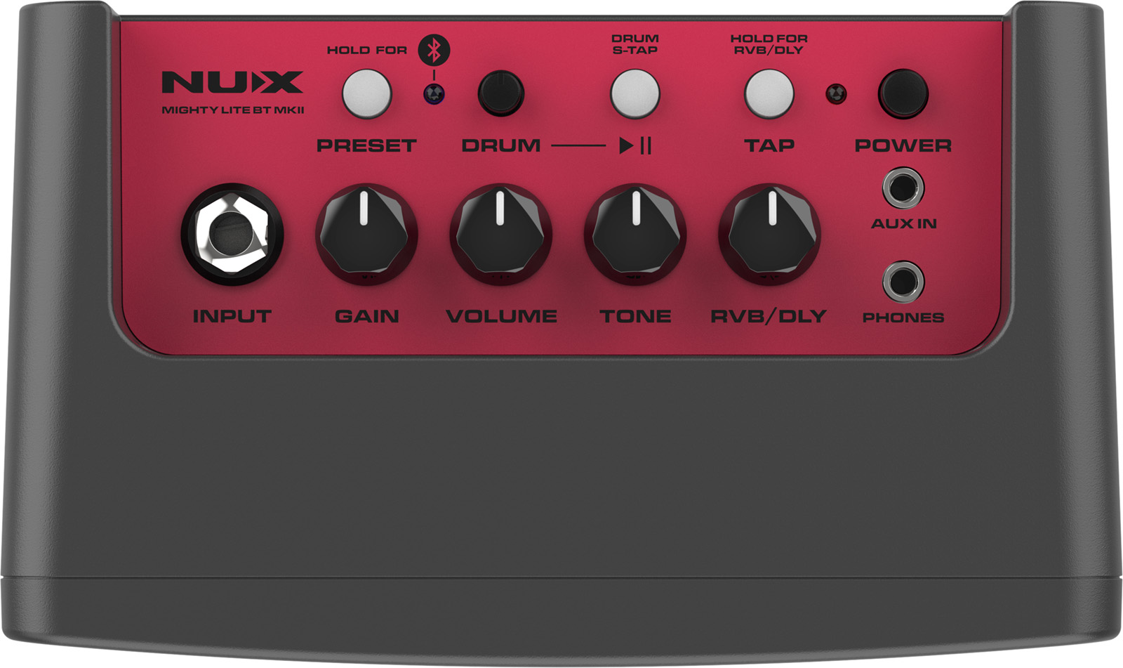 Nux Mightylite Bt Mk2 Gray 3w - Electric guitar combo amp - Variation 1